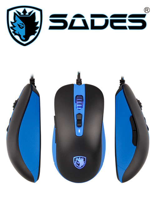 Musket Gaming Mouse - Blue (Sades)