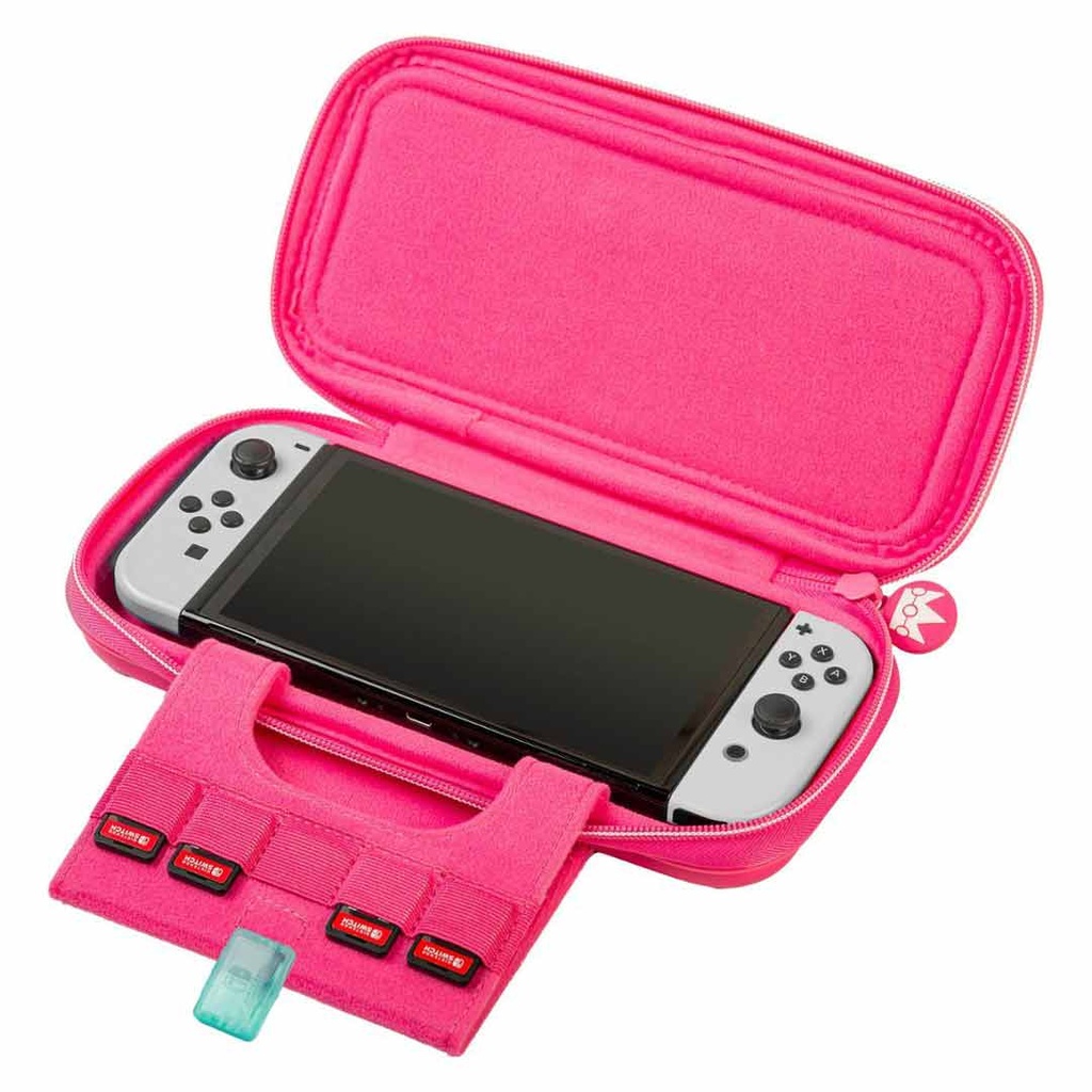 RDS Industeries-NS Deluxe Travel Case Princess Peach Showtime- Pink
