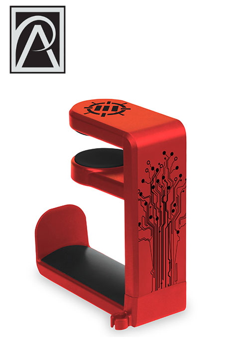 Rotating Headphone Mount - Red (ENHANCE)