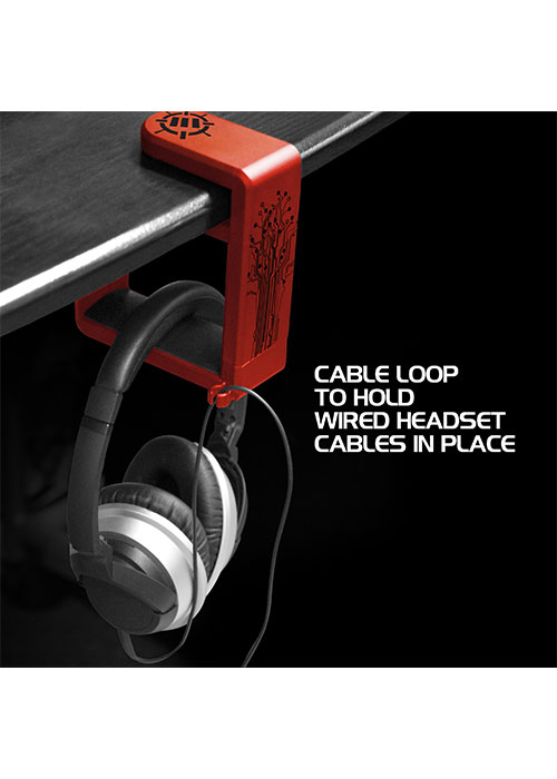 Rotating Headphone Mount - Red (ENHANCE)