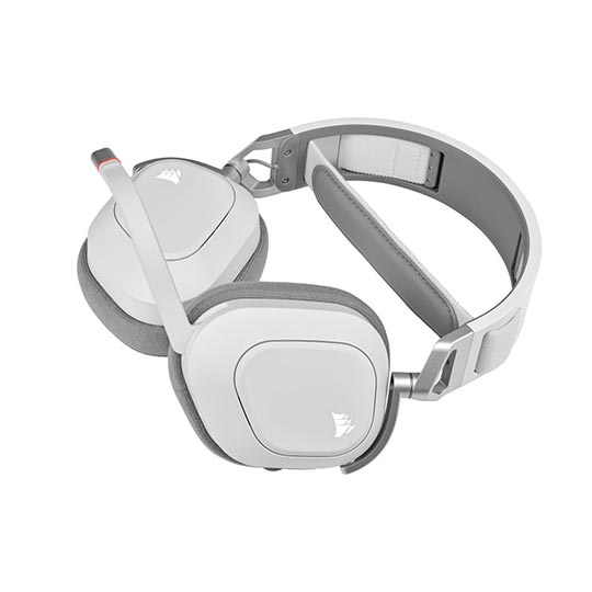 Corsair HS80 RGB Wired Gaming Headset-
White