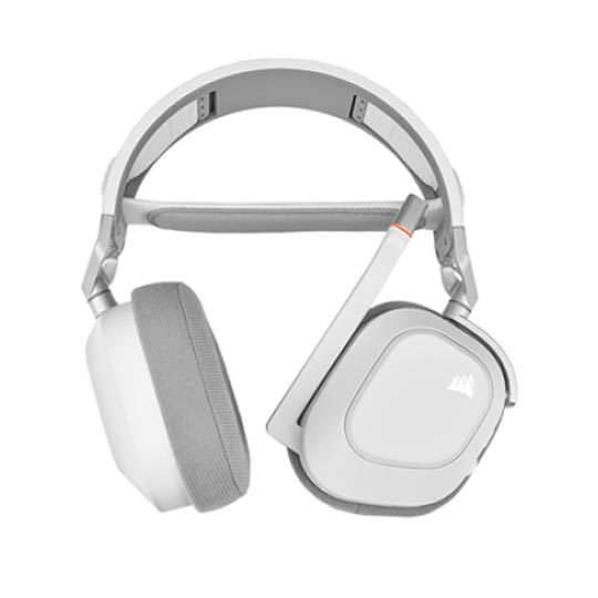 Corsair HS80 RGB Wired Gaming Headset-
White