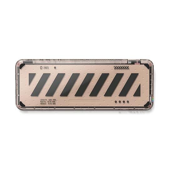 MelGeek Kailh Mojo 68 Christian Gaming Keyboard Wireless- White/Pink