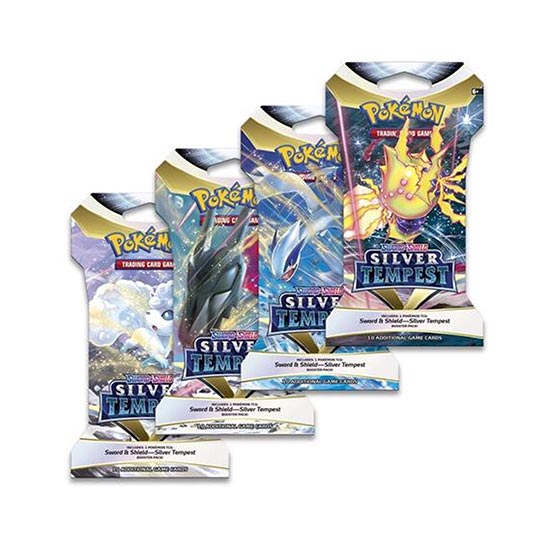 Pokemon Trading Card Sword & Shield Silver Tempest Sleeved Booster Pack