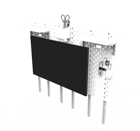 DEZCTOP D-BOARD Kit for Bifrost Series (4pcs) White/Grey