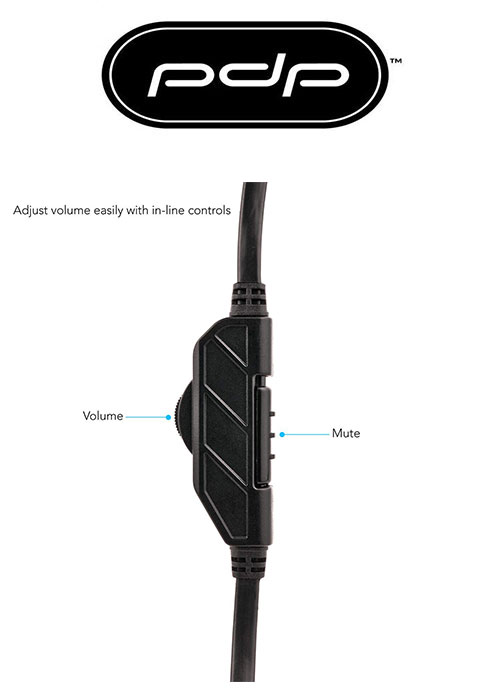 PS4 Afterglow LVL 1 Chat Headset Black/Grey (PDP)