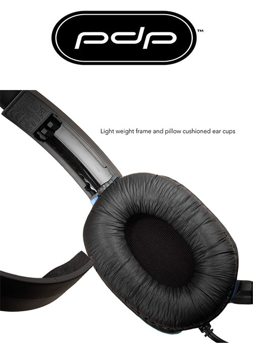 PS4 Afterglow LVL 1 Chat Headset Black/Grey (PDP)