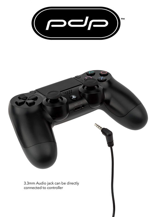 PS4 Afterglow LVL 1 Chat Headset Black/Grey (PDP)