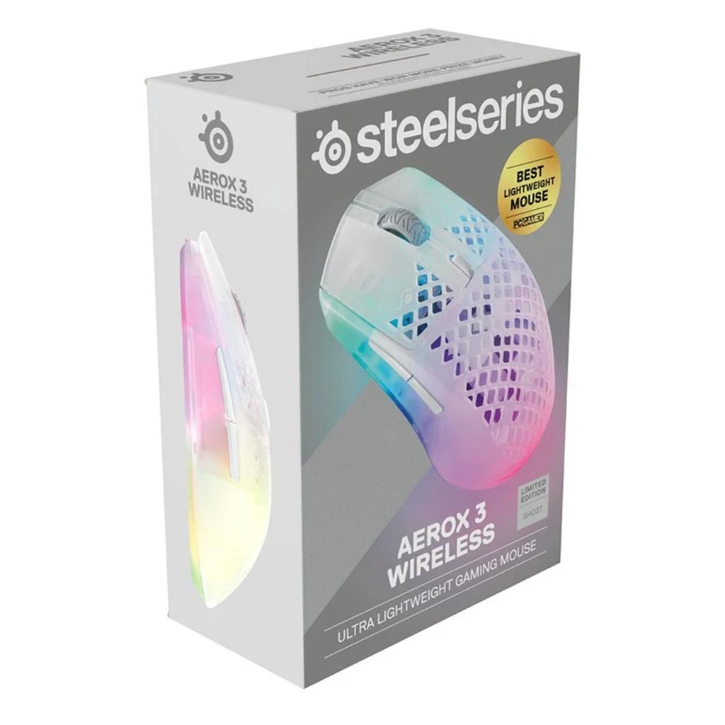 SteelSeries Aerox 3 Ghost Wireless Mouse