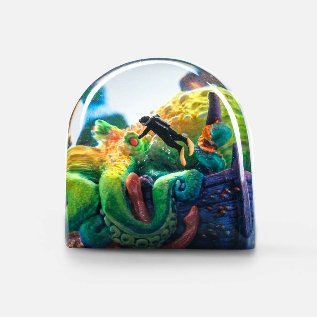 DWARF-FACTORY Kraken Absolut Arsenic Keyboard Cap