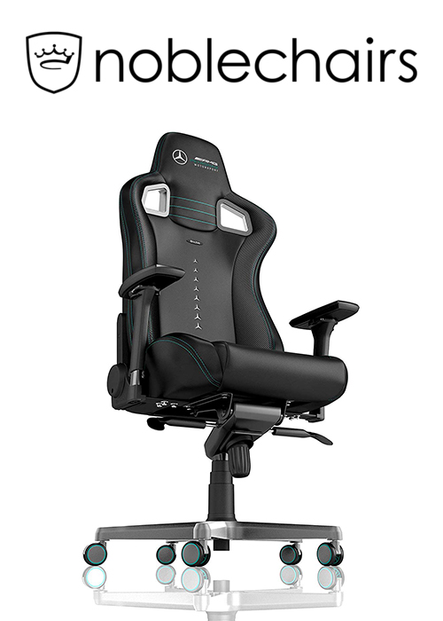 Noblechairs EPIC Gaming Chair - Mercedes-AMG Petronas Motorsport Edition