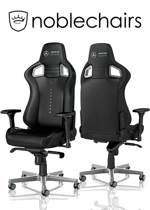 Noblechairs EPIC Gaming Chair - Mercedes-AMG Petronas Motorsport Edition