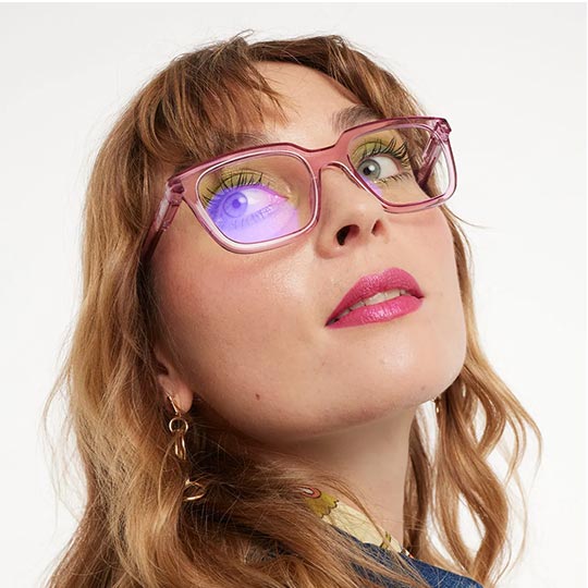 Barner Holly Glossy Blush Eyewear