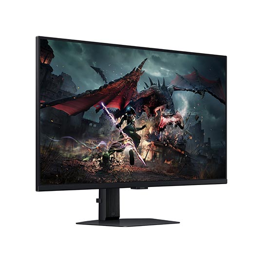 Samsung Gaming Monitor G5 Odyssey 32" 2024 FLAT QHD-180HZ-IPS-1MS-HDR400/HAS-AMD FreeSync-2.0 HDMI-Res 2560X1440
