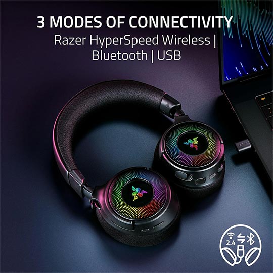 Razer Kraken V4 Wireless Gaming Headset-Black