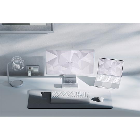 Razer Pro Glide XXL Soft Productivity  Mouse Mat White