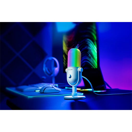Razer Seiren V3 Chroma-RGB USB Mic-White Edition