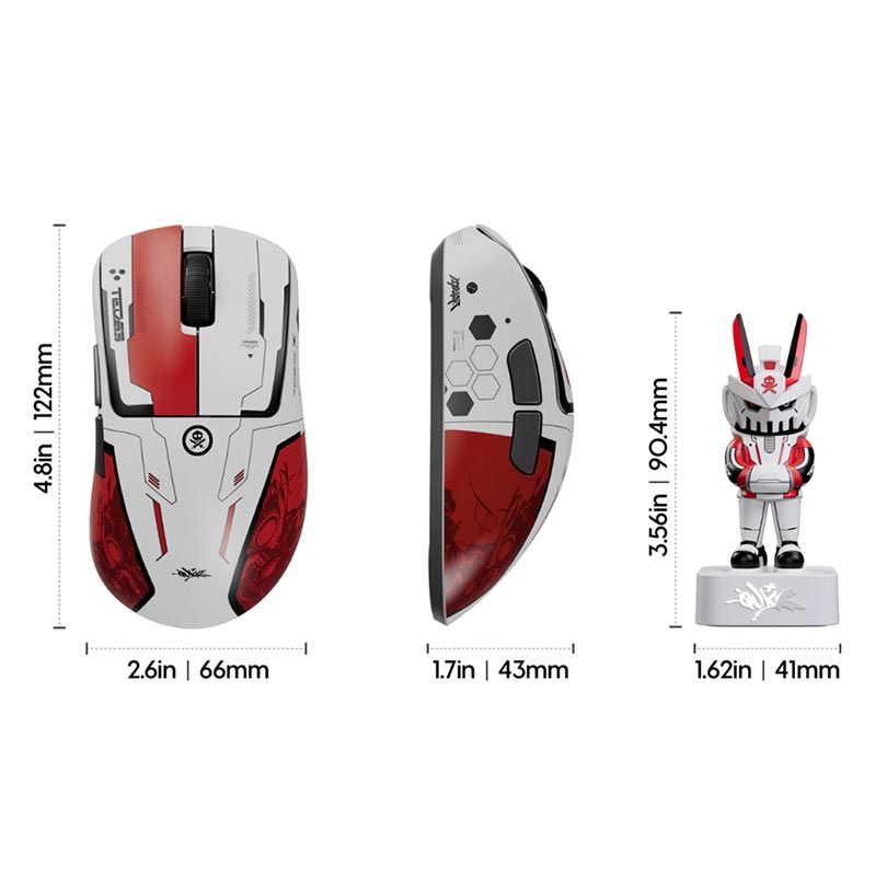 PULSAR XLite V4 Wireless Gaming Mouse Quiccs Edition Medium-LTD 1,500