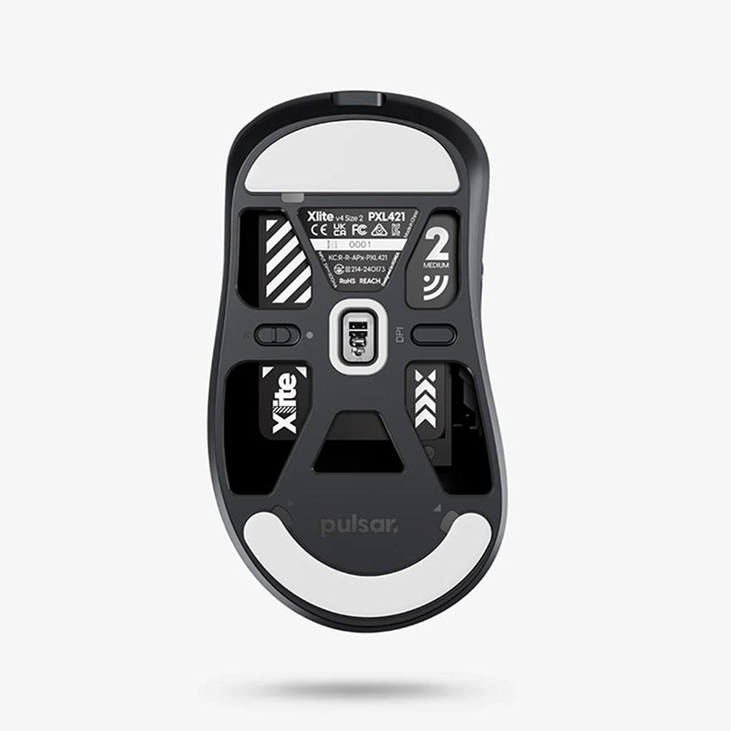 PULSAR XLite V4 Wireless Gaming Mouse Size2 Black