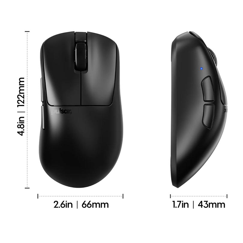 PULSAR XLite V4 Wireless Gaming Mouse Size2 Black