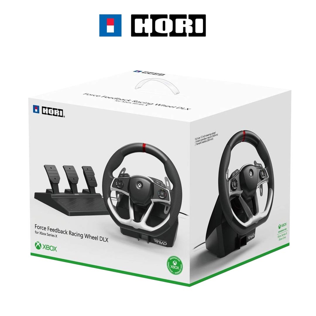 HORI Force Feedback Racing Wheel Dlx (Xbox X And PC)