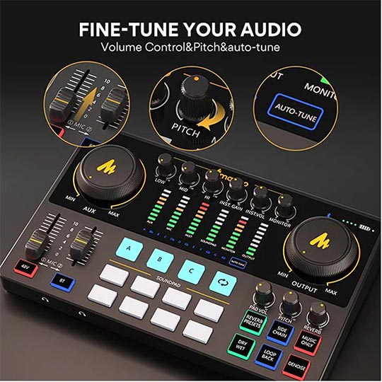 Maonocaster Audio Interface & Podcast Equipment AME2 
