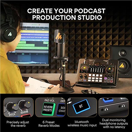 Maonocaster Audio Interface & Podcast Equipment AME2 