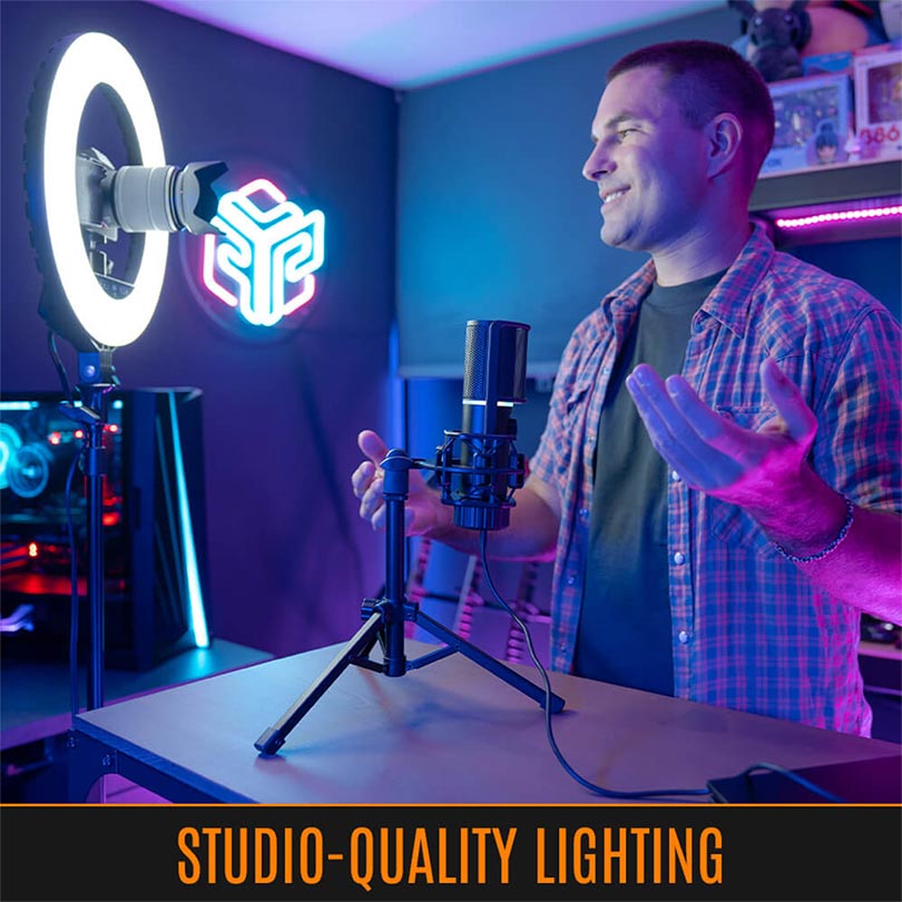 Streamplify Premium Ring Light 14 Inch Tripod Stand
