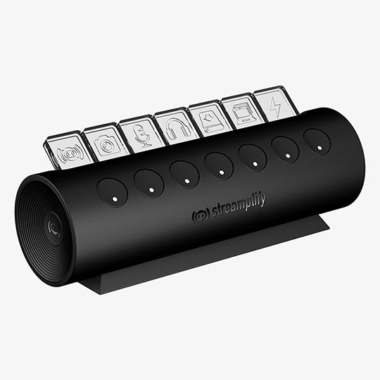 Streamplify Hub CTRL 7 for 7-Port Black