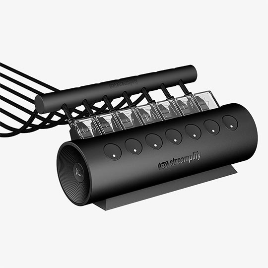 Streamplify Hub CTRL 7 for 7-Port Black