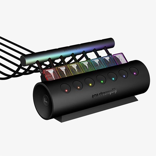 Streamplify Hub CTRL 7 for 7-Port Black