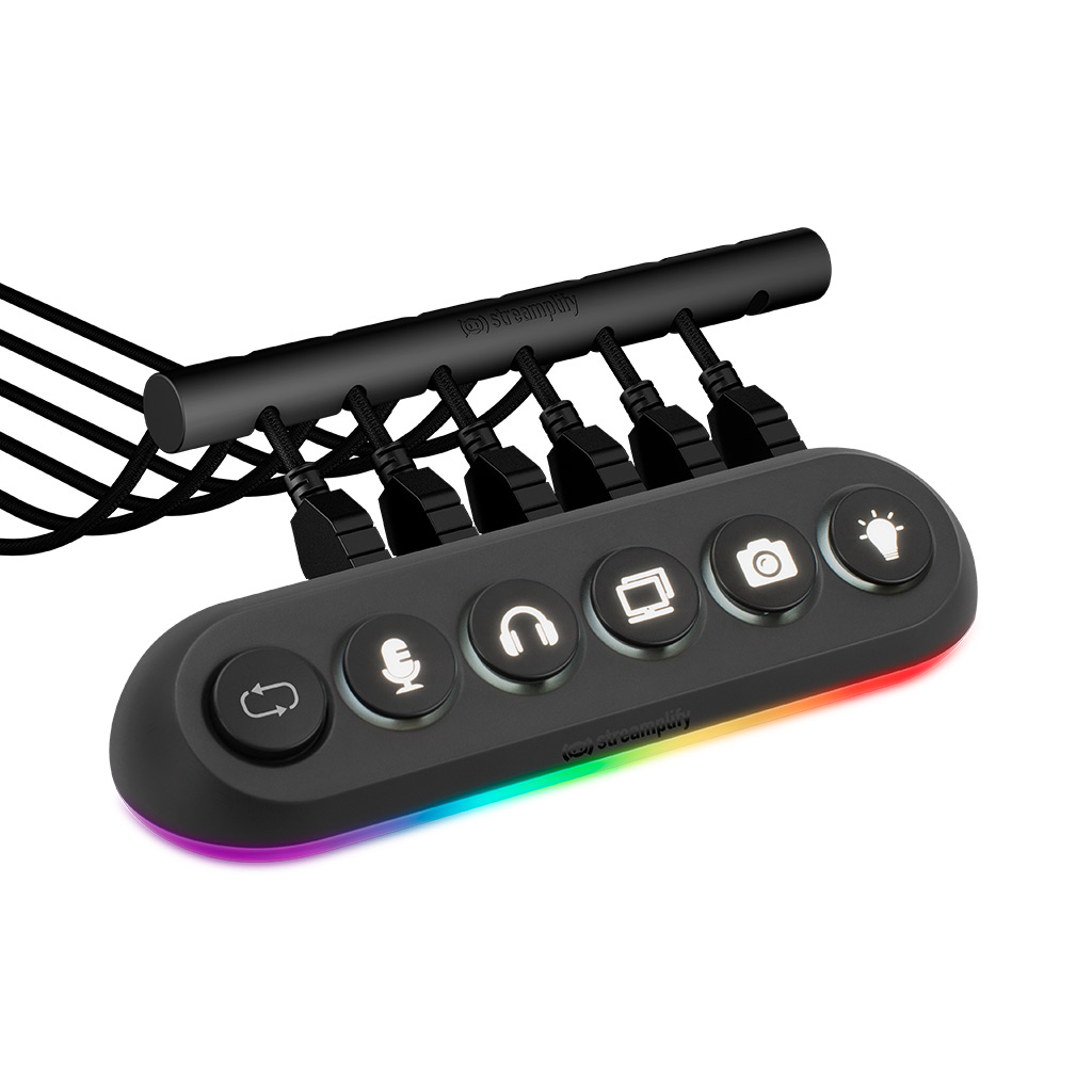 Streamplify Hub DECK 5 for 5 Port Black