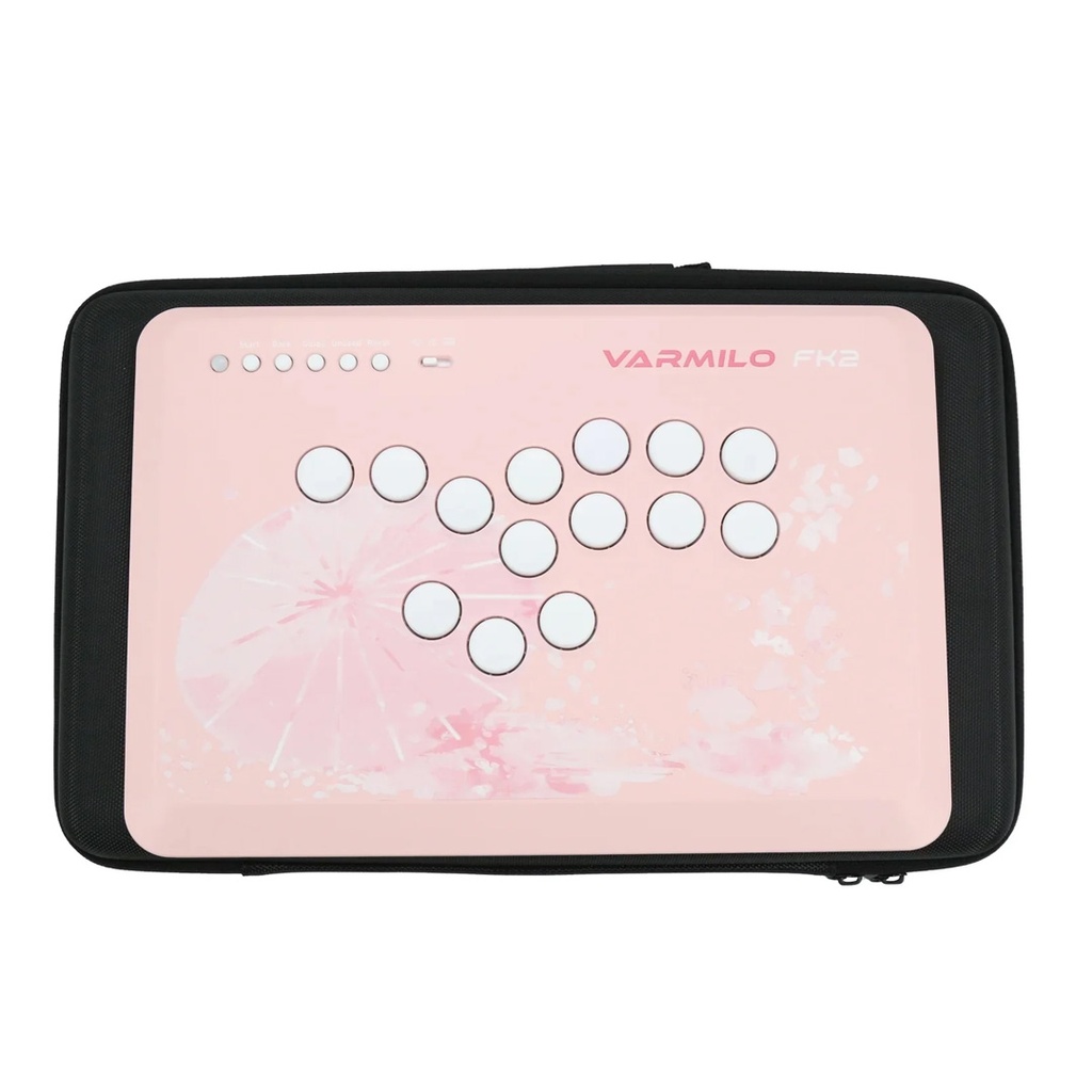 Varmilo Fighting King 2 Arcade Controller Sakura Pink