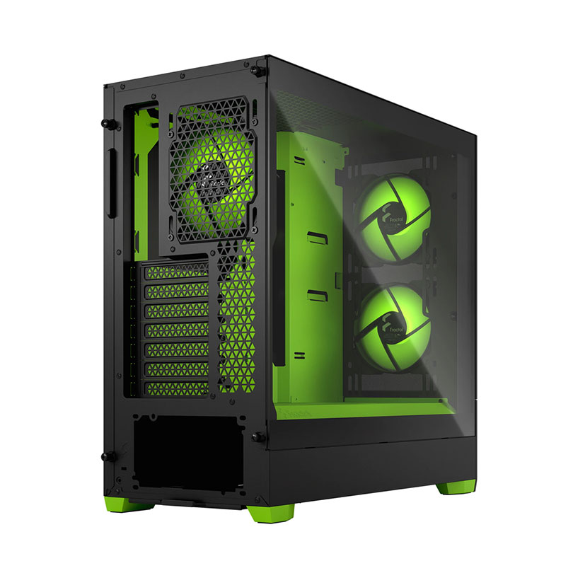 Fractal Design Pop Air RGB Green Core Mid Tower Gaming PC Case