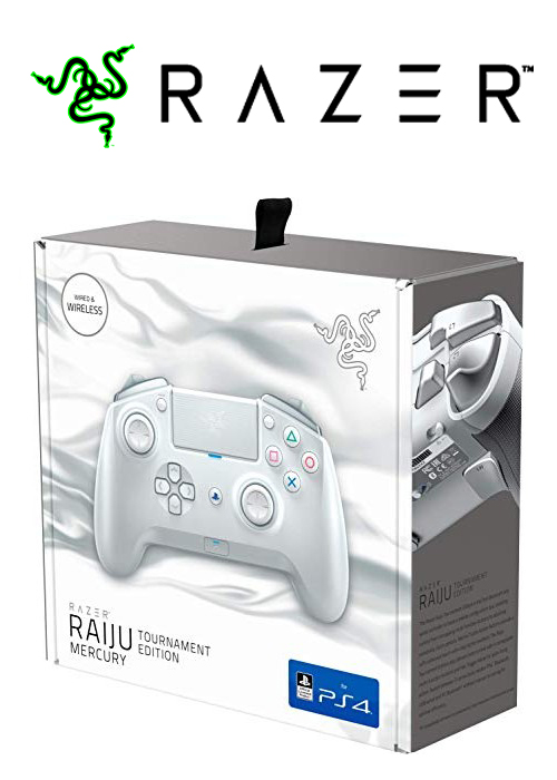 PS4 Raiju TE Wireless And Wired Gaming Controller Mercury (Razer)