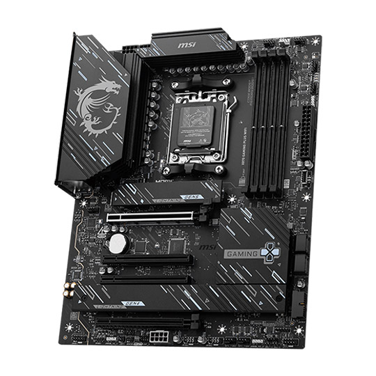 MSI X870E Gaming Plus Wifi, Ai PC, PCIe 5.0 Ready DDR5 AMD Ryzen Gaming MotherBoard