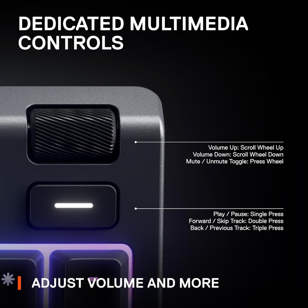 SteelSeries Apex 3 Wired Gaming Keyboard US Layout