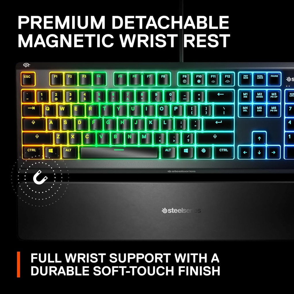 SteelSeries Apex 3 Wired Gaming Keyboard US Layout