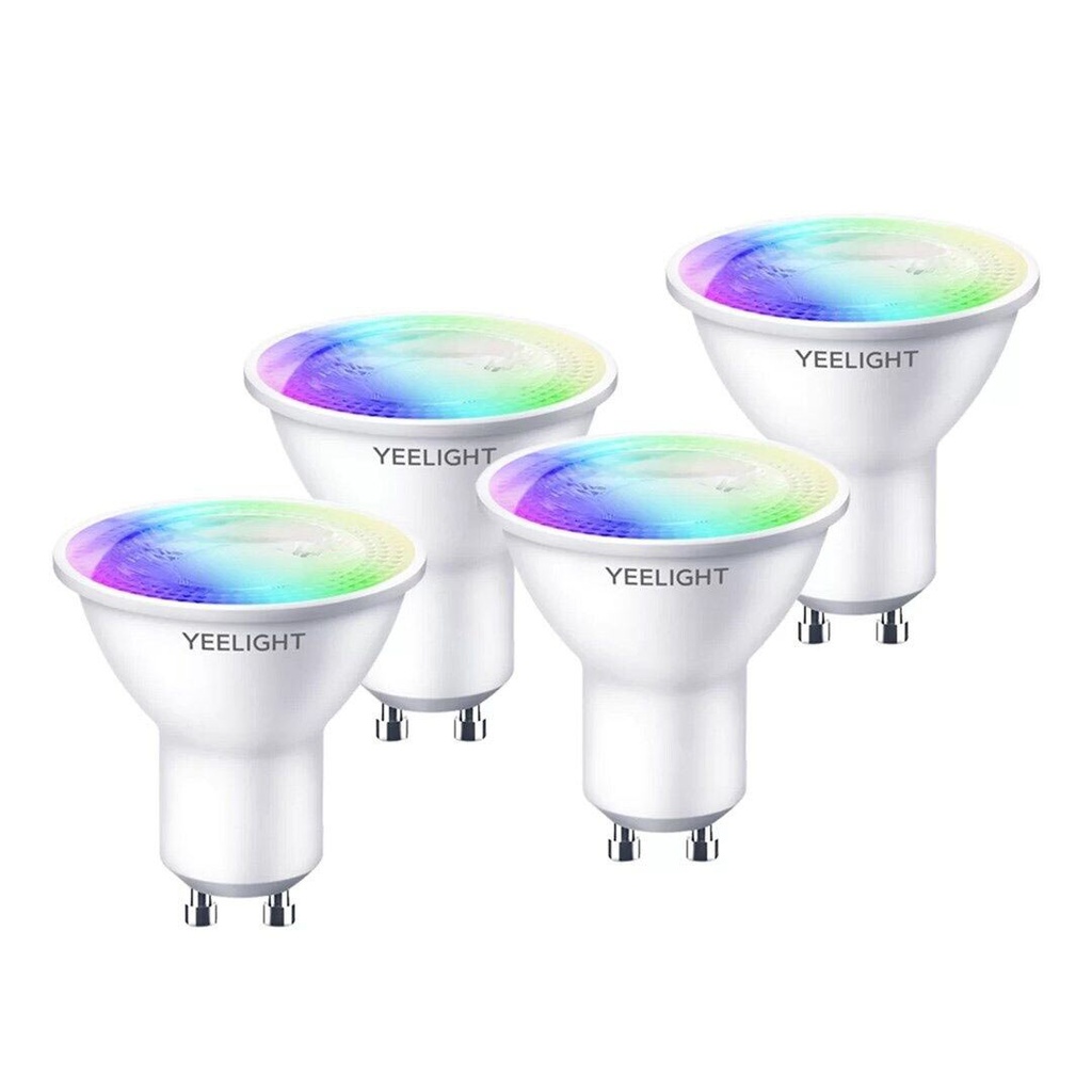 Yeelight Smart Bulb GU10 Multicolor Pack of 4