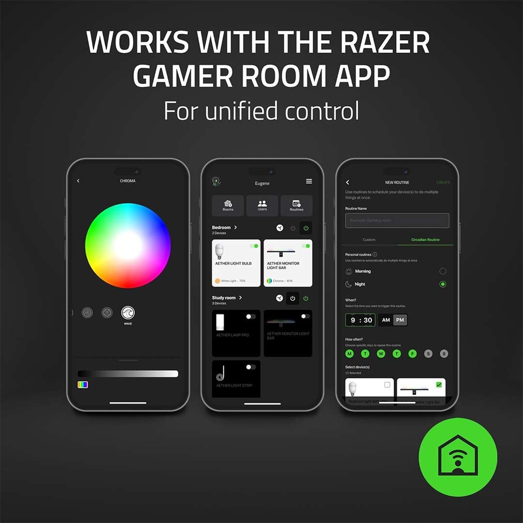 Razer Aether Standing Light Bars - Black