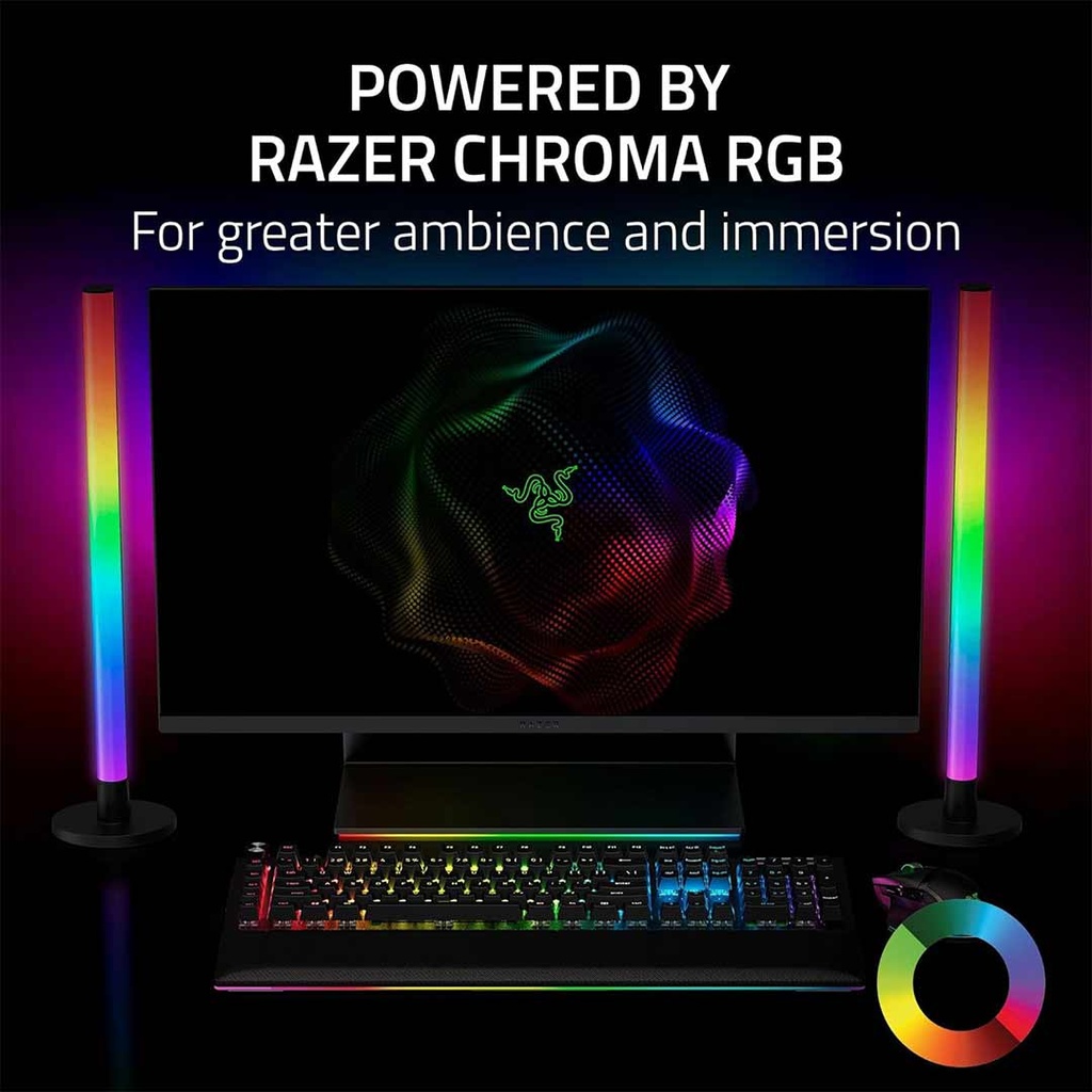 Razer Aether Standing Light Bars - Black