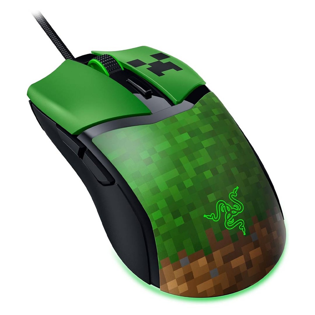 Razer Cobra Minecraft Edition Lightweight Optical Wired RGB Gaming Mouse