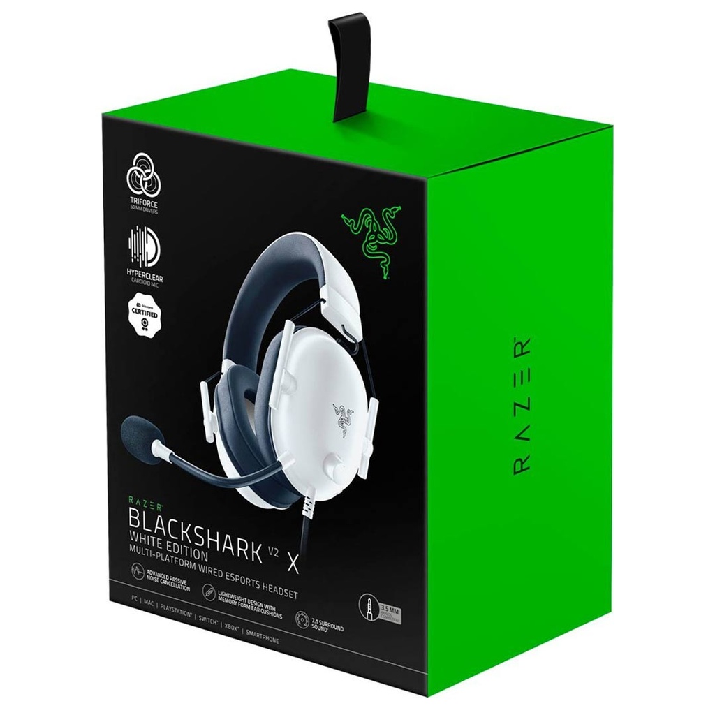 Razer Gaming Headset BlackShark V2 X - White