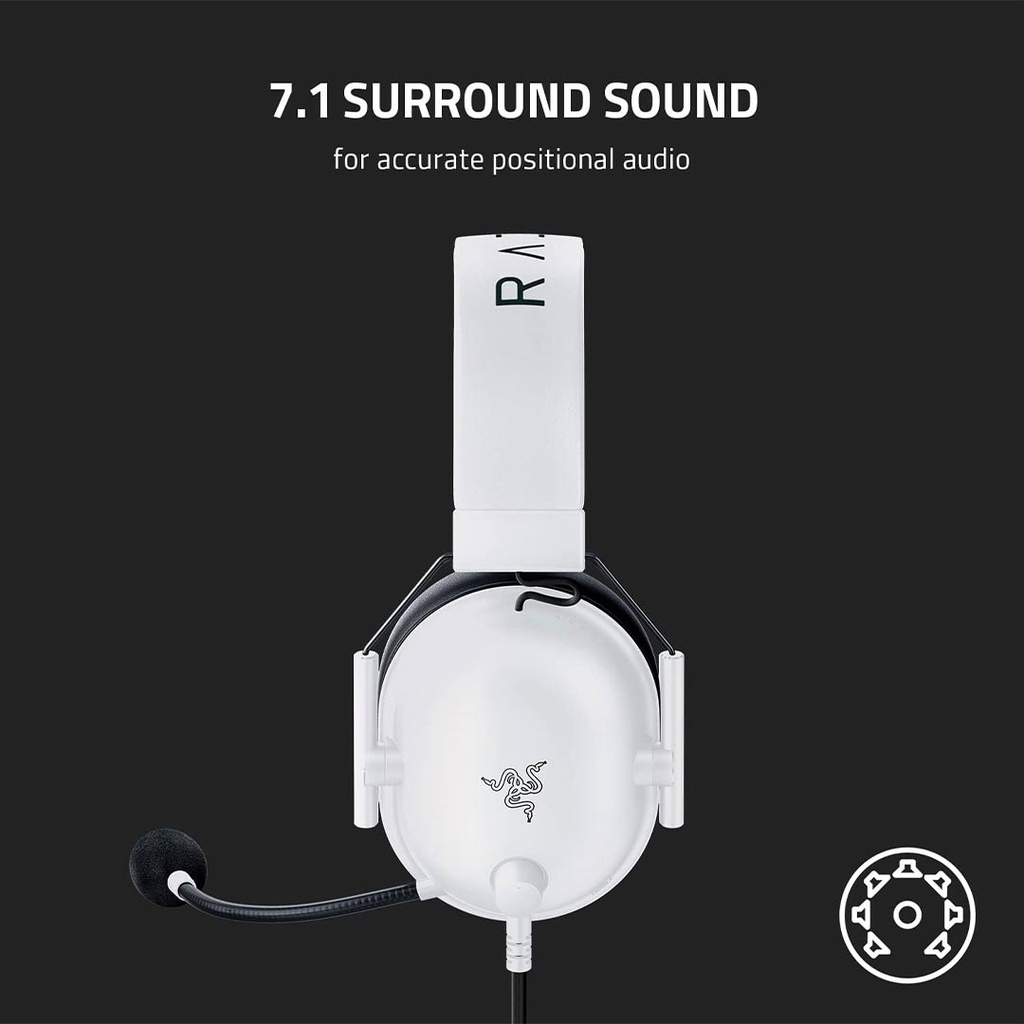 Razer Gaming Headset BlackShark V2 X - White
