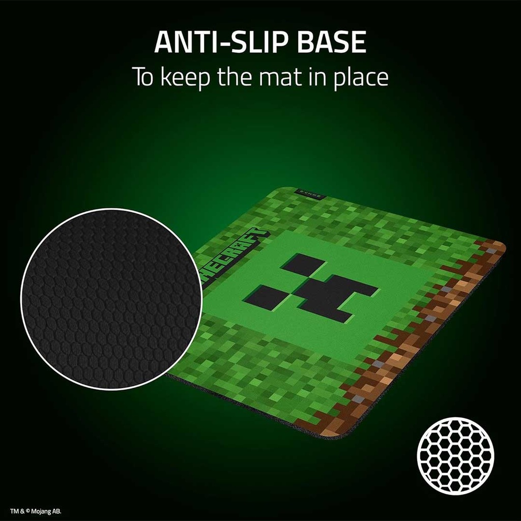 Razer Gigantus V2 Medium Cloth Gaming Mouse Pad - Minecraft Edition