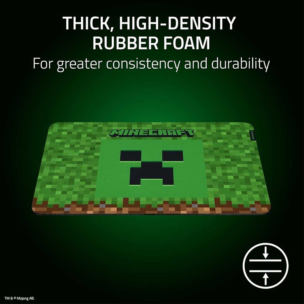 Razer Gigantus V2 Medium Cloth Gaming Mouse Pad - Minecraft Edition