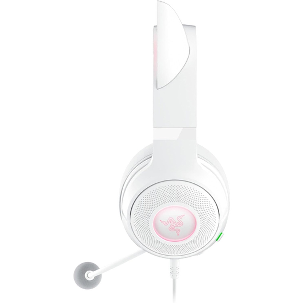 Razer Kraken Kitty V2 Wired RGB Headset With Kitty Ears White