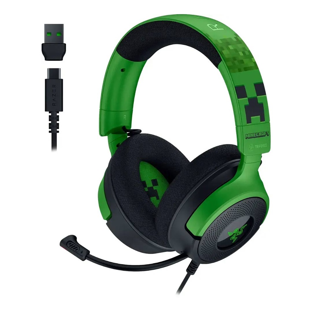 Razer Kraken V4 X Minecraft Edition Wired Gaming Headset