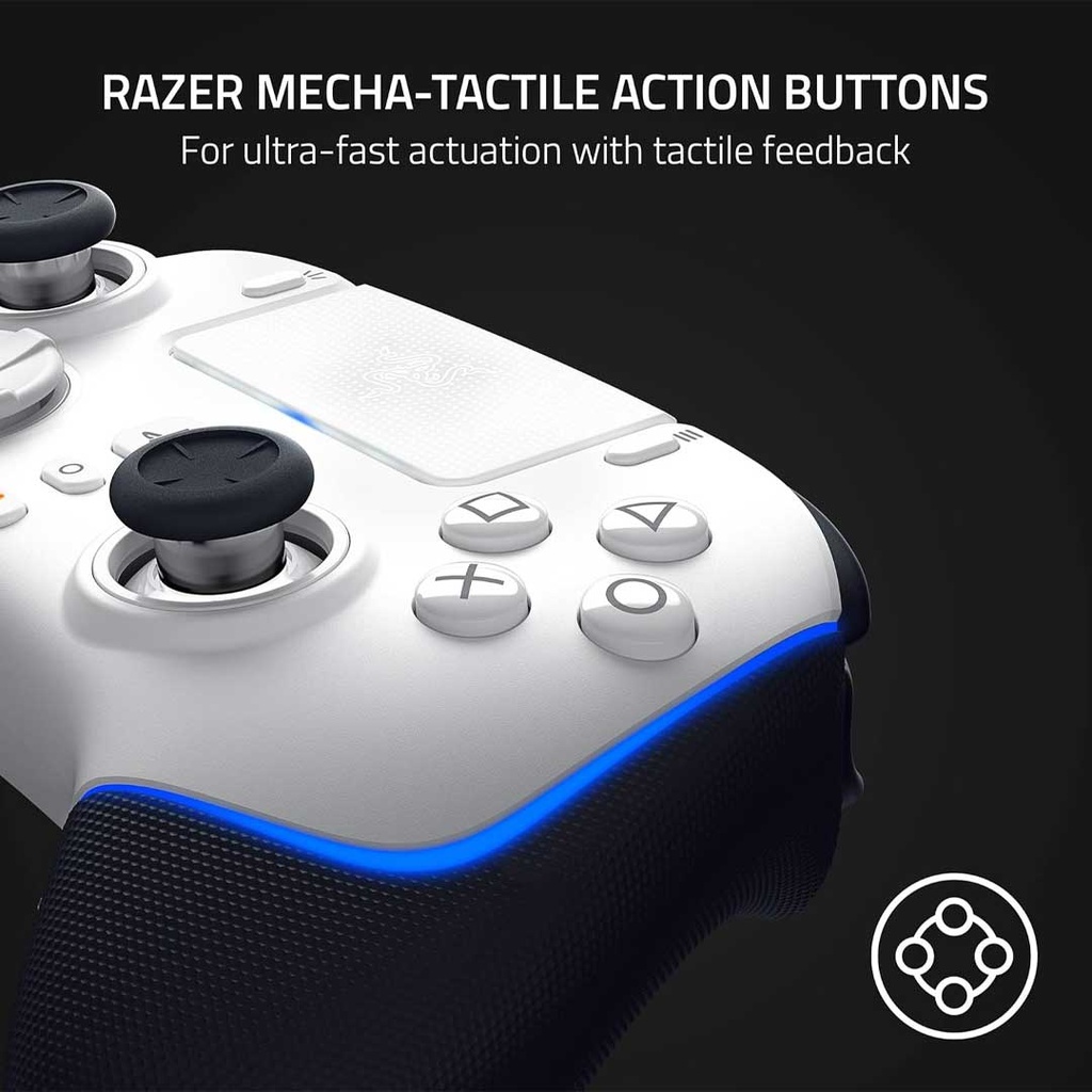 Razer Wolverine V2 Pro Wireless Pro Gaming Controller For PS5 & PC White PlayStation Licensed
