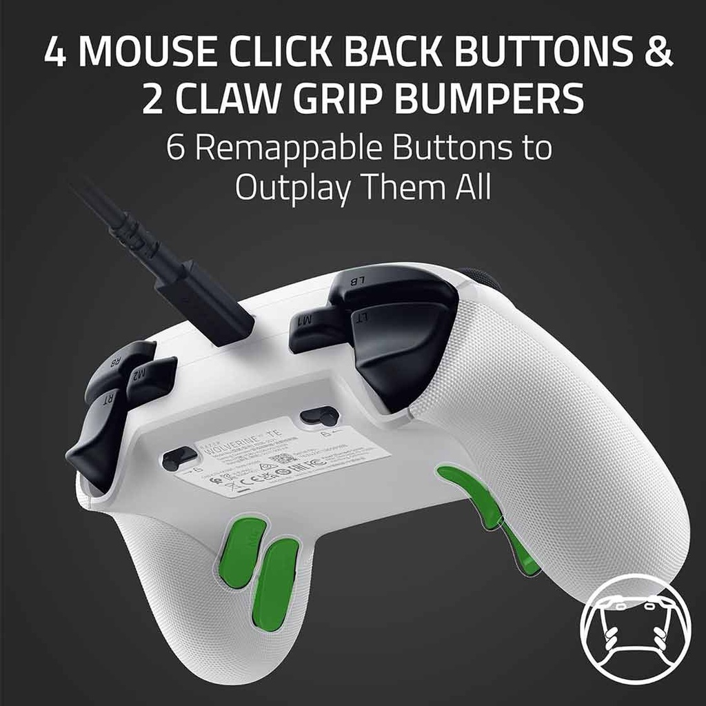 Razer Wolverine V3 Tournament Edition - Wired Gaming Controller for Xbox Series X|S & PC White